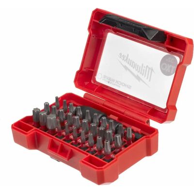 Set di 32 punte per avvitatori a impatto Milwaukee Shockwave Set di 32 punte per avvitatori a impatto Milwaukee Shockwave