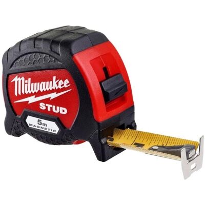 Miara taśmowa magnetyczna czerwona Milwaukee 5m - Miara Miara taśmowa magnetyczna czerwona Milwaukee 5m - Miara