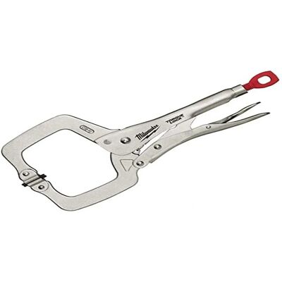 Milwaukee 4932471727 TORQUE LOCK Abrazadera de bloqueo con almohadillas giratorias - Sargentillo en C Milwaukee 4932471727 TORQUE LOCK Abrazadera de bloqueo con almohadillas giratorias - Sargentillo en C