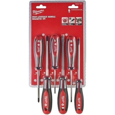 Milwaukee 4932471809 6-delad Tri-Lobe skruvmejselsätt - Torx Milwaukee 4932471809 6-delad Tri-Lobe skruvmejselsätt - Torx