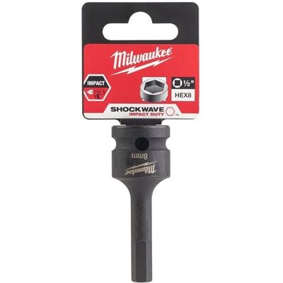 Milwaukee Impact Bit Socket - HEX8x67 mm, 1/2" Antrieb Milwaukee Impact Bit Socket - HEX8x67 mm, 1/2" Antrieb