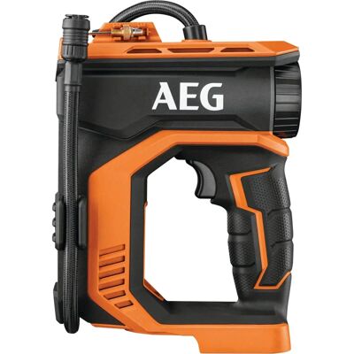 Mini-kompressor AEG 18V - Utan batteri eller laddare - Svart/orange - Luftkompressor Mini-kompressor AEG 18V - Utan batteri eller laddare - Svart/orange - Luftkompressor