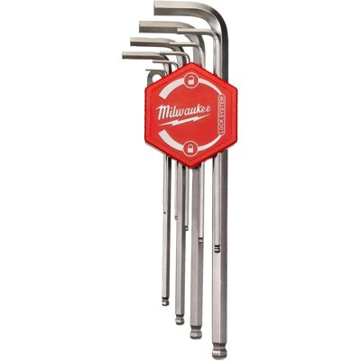 Set de Llaves Allen Milwaukee - 9 piezas - Modelo 4932478621 Set de Llaves Allen Milwaukee - 9 piezas - Modelo 4932478621