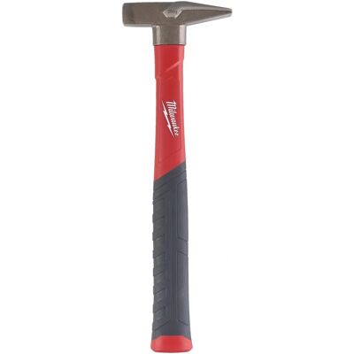 Młotek murarski z włókna szklanego Milwaukee - 200g - Trwały, Wyważony, Softgrip Młotek murarski z włókna szklanego Milwaukee - 200g - Trwały, Wyważony, Softgrip