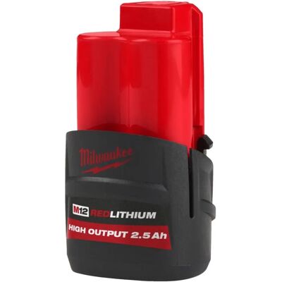 Milwaukee M12 HB2.5 12V 2,5Ah Hochleistungs-Lithium-Ionen-Akku Milwaukee M12 HB2.5 12V 2,5Ah Hochleistungs-Lithium-Ionen-Akku