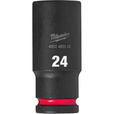 Milwaukee Diepe Impact Steeksleutel 24mm 1/2" Milwaukee Diepe Impact Steeksleutel 24mm 1/2"