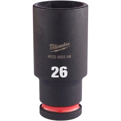 Milwaukee Impact Socket 26mm Djup - 1/2" - Impact Typ Milwaukee Impact Socket 26mm Djup - 1/2" - Impact Typ