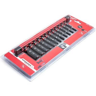Milwaukee 4932480453 Impactdäck 4-13mm 12-del Milwaukee 4932480453 Impactdäck 4-13mm 12-del
