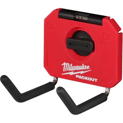 Gancho de Utilidad Recto Pequeño Milwaukee - Almacenamiento Pesado - Parte del PACKOUT Gancho de Utilidad Recto Pequeño Milwaukee - Almacenamiento Pesado - Parte del PACKOUT