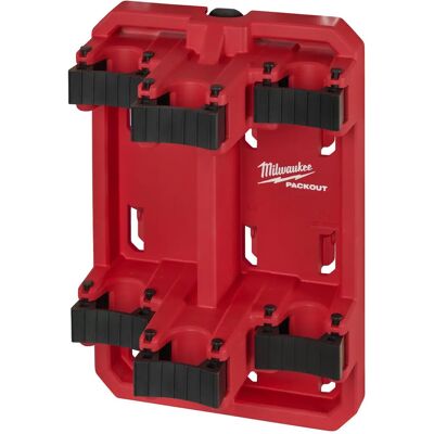 Milwaukee Almacenamiento de mango largo - Soporte para herramientas con clic y bloqueo - Compatible con sistema modular Milwaukee Almacenamiento de mango largo - Soporte para herramientas con clic y bloqueo - Compatible con sistema modular