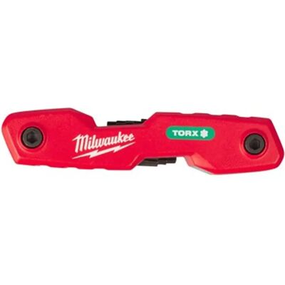 Milwaukee Model 4932480979 Zestaw kluczy imbusowych składanych T9 do T40 Milwaukee Model 4932480979 Zestaw kluczy imbusowych składanych T9 do T40