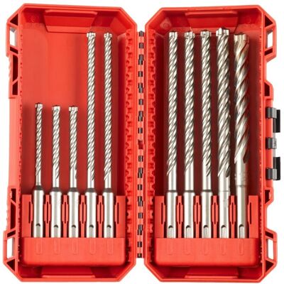 Milwaukee MX4 Bohrer-Set - 10 Stück Milwaukee MX4 Bohrer-Set - 10 Stück