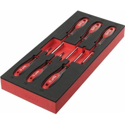 Milwaukee Werkzeug Organizer Einlage - 6-teilig Torx Milwaukee Werkzeug Organizer Einlage - 6-teilig Torx