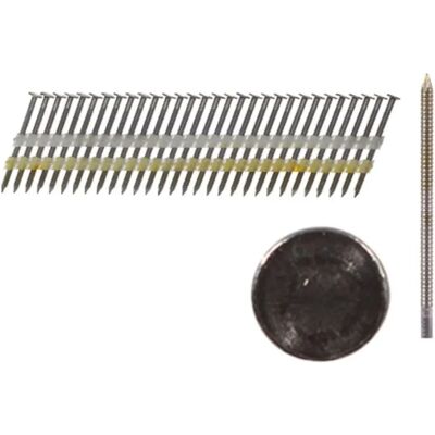 Milwaukee 65mm verzinkte 20° Rundkopfnägel - 2000 st Milwaukee 65mm verzinkte 20° Rundkopfnägel - 2000 st