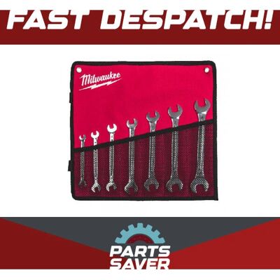 Milwaukee Doppelseitiges Flachschlüsselsatz 7-teilig Milwaukee Doppelseitiges Flachschlüsselsatz 7-teilig