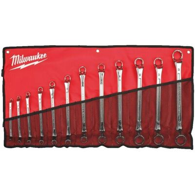 Milwaukee Doppelbogen-Schlüsselset - 12-tlg. Milwaukee Doppelbogen-Schlüsselset - 12-tlg.
