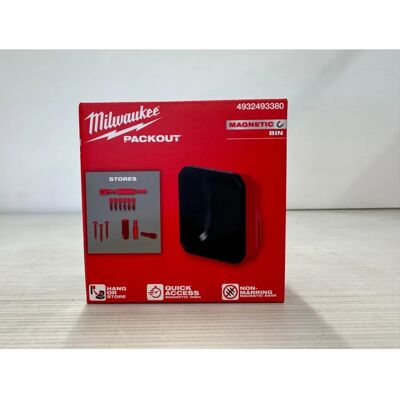 Milwaukee Magnetisk Opbevaringsboks - 10x10cm - Packout System Milwaukee Magnetisk Opbevaringsboks - 10x10cm - Packout System