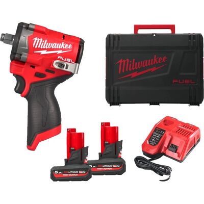 Milwaukee FCIWF12G3 Slagskruvdragare - Kompakt 12V med 1/2" slag, 2x 5Ah batterier Milwaukee FCIWF12G3 Slagskruvdragare - Kompakt 12V med 1/2" slag, 2x 5Ah batterier