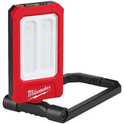 Milwaukee Arbeitsleuchte - 500 Lumen, Wiederaufladbar, Faltbar Milwaukee Arbeitsleuchte - 500 Lumen, Wiederaufladbar, Faltbar