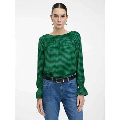 ORSAY Bluză verde cu model de cocoș - Femei ORSAY Bluză verde cu model de cocoș - Femei