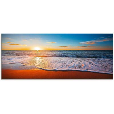 ARTLAND Sonnenuntergang Meer Glasbild ARTLAND Sonnenuntergang Meer Glasbild