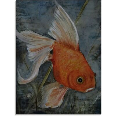 ARTLAND Feng Shui - Goldfisch - Wassertiere Wandkunst ARTLAND Feng Shui - Goldfisch - Wassertiere Wandkunst
