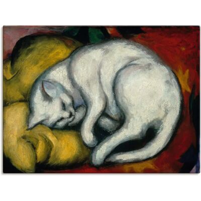 ARTLAND Weiße Katze 1912 - Wandbild ARTLAND Weiße Katze 1912 - Wandbild