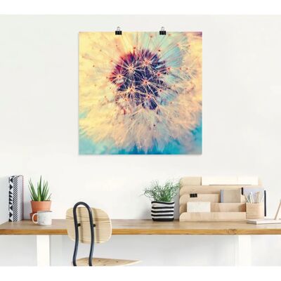 ARTLAND - Pusteblume ganz nah - 50x50 cm - Wandkunst ARTLAND - Pusteblume ganz nah - 50x50 cm - Wandkunst