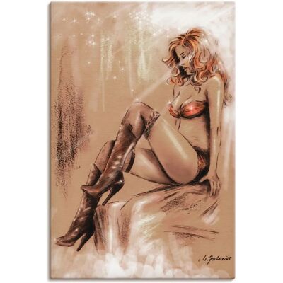 ARTLAND High heels im Licht Braun Wandbild - Wandbild ARTLAND High heels im Licht Braun Wandbild - Wandbild