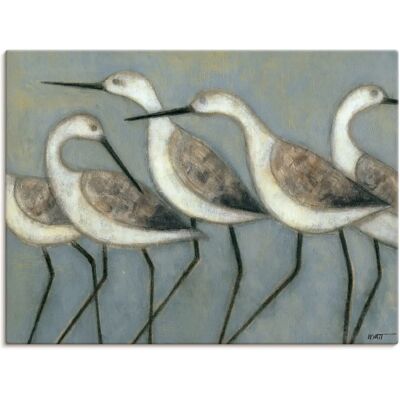 ARTLAND - Küstenvögel I - 40 cm x 30 cm - grau - Wall art ARTLAND - Küstenvögel I - 40 cm x 30 cm - grau - Wall art
