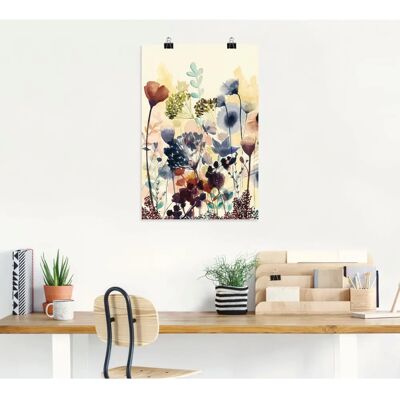 ARTland - Sonnengetrocknete Blüten I - 20 cm x 30 cm - Hochformat - Wall art ARTland - Sonnengetrocknete Blüten I - 20 cm x 30 cm - Hochformat - Wall art