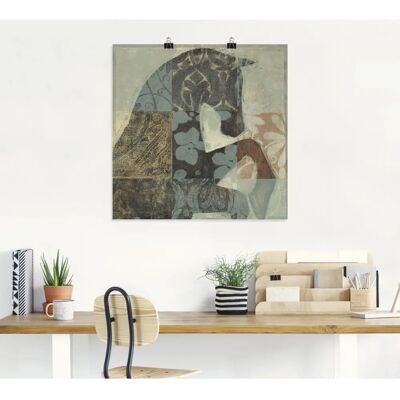 ARTLAND - Gemustertes Pferd II - 40x40 cm - Wall art ARTLAND - Gemustertes Pferd II - 40x40 cm - Wall art