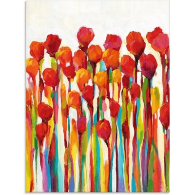 ARTLAND Strotzen mit Farben I Glasbild - Wandkunst ARTLAND Strotzen mit Farben I Glasbild - Wandkunst