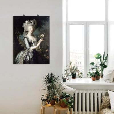 ARTland - Marie Antoinette, 1783 - 30x40 cm - Wall art ARTland - Marie Antoinette, 1783 - 30x40 cm - Wall art