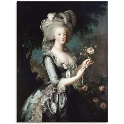 ARTLAND Marie Antoinette, 1783 Graues Wandbild ARTLAND Marie Antoinette, 1783 Graues Wandbild