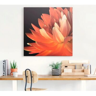 ARTLAND - Rote Dahlie - Rot - 30x30 cm - Wall Art ARTLAND - Rote Dahlie - Rot - 30x30 cm - Wall Art