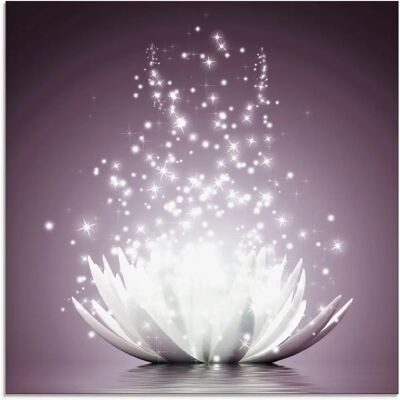 ARTLAND - Magie der Lotus-Blume - Glasbild ARTLAND - Magie der Lotus-Blume - Glasbild