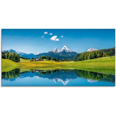 ARTLAND Landschaft in den Alpen Glasbild - Landschaft in den Alpen ARTLAND Landschaft in den Alpen Glasbild - Landschaft in den Alpen
