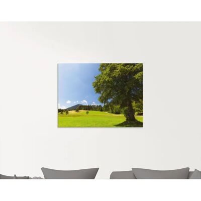 ARTLAND Bayerische Landschaft Glaswandbild - Wandkunst ARTLAND Bayerische Landschaft Glaswandbild - Wandkunst