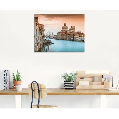 ARTLAND Venedig Canal Grande I Glasbild - Stadt Wandkunst ARTLAND Venedig Canal Grande I Glasbild - Stadt Wandkunst