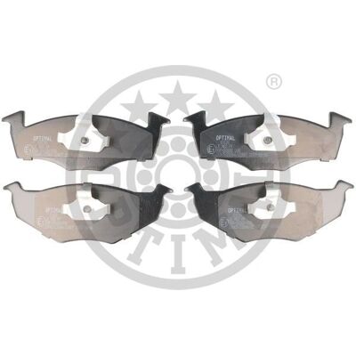 OPTIMAL BP-10128 - Pastillas de freno para Volkswagen, Skoda, Seat OPTIMAL BP-10128 - Pastillas de freno para Volkswagen, Skoda, Seat