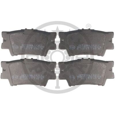 OPTIMAL BP-12311 Hinten Bremsbeläge - Bremsbelagssatz OPTIMAL BP-12311 Hinten Bremsbeläge - Bremsbelagssatz
