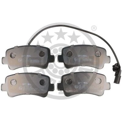 OPTIMAL BP-12394 Hinterachs-Bremsbeläge mit Verschleißanzeige - Bremsbeläge-Set OPTIMAL BP-12394 Hinterachs-Bremsbeläge mit Verschleißanzeige - Bremsbeläge-Set