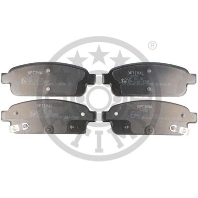 OPTIMAL BP-12398 Hinten Bremsbeläge mit Verschleißanzeige - Bremsbeläge OPTIMAL BP-12398 Hinten Bremsbeläge mit Verschleißanzeige - Bremsbeläge