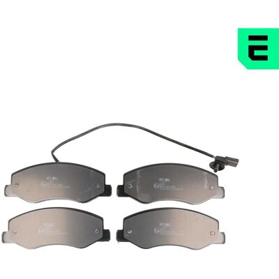 OPTIMAL BP-12417 Hinterer Bremsbelagsatz mit Verschleißanzeige - Bremsbeläge OPTIMAL BP-12417 Hinterer Bremsbelagsatz mit Verschleißanzeige - Bremsbeläge