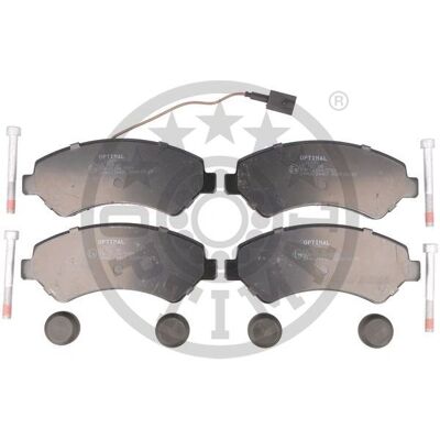OPTIMAL BP-12445 Vorderbremsscheiben-Set - Bremsbeläge, Fiat, Peugeot, Citroën OPTIMAL BP-12445 Vorderbremsscheiben-Set - Bremsbeläge, Fiat, Peugeot, Citroën