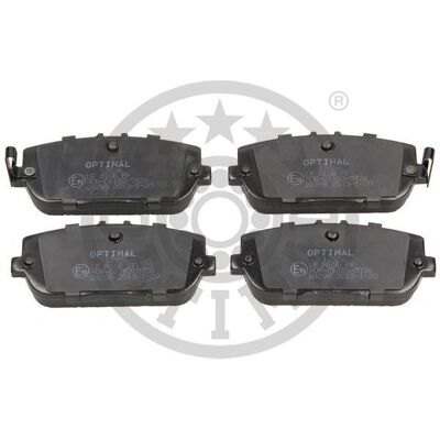 OPTIMAL BP-12526 Hinterrad-Bremsbeläge mit Verschleißanzeige - Bremssystem OPTIMAL BP-12526 Hinterrad-Bremsbeläge mit Verschleißanzeige - Bremssystem
