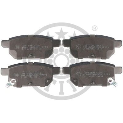 OPTIMAL BP-12587 Hinterer Bremsbelagsatz - Bremsbelagsatz OPTIMAL BP-12587 Hinterer Bremsbelagsatz - Bremsbelagsatz