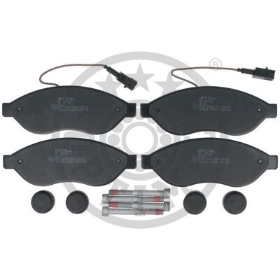 OPTIMAL BP-12750 Bremsbeläge vorne - Scheibenbremse, Verschleißanzeige, FIAT, PEUGEOT, CITROËN OPTIMAL BP-12750 Bremsbeläge vorne - Scheibenbremse, Verschleißanzeige, FIAT, PEUGEOT, CITROËN