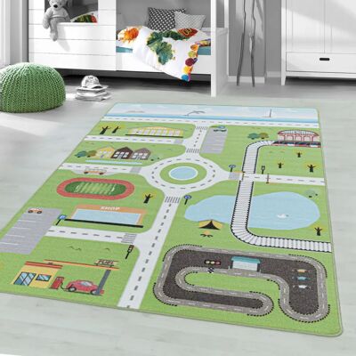 Ayyildiz Hali Play 801202902 Grün - Teppich Ayyildiz Hali Play 801202902 Grün - Teppich
